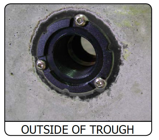 Jobe Valves Multi Fit Inlet.  Outside View.