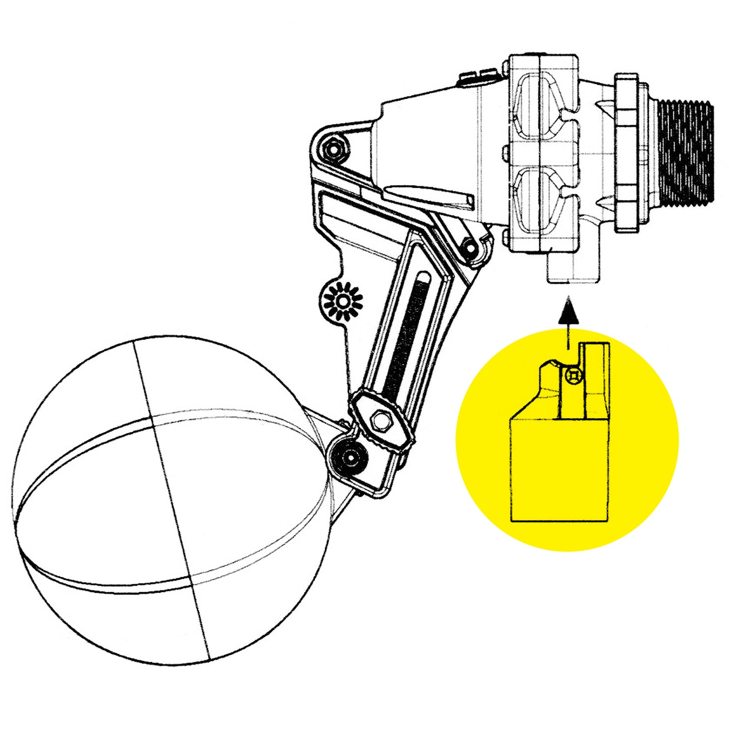 Jobe Valve Detach Outlet Extension J-ACP50