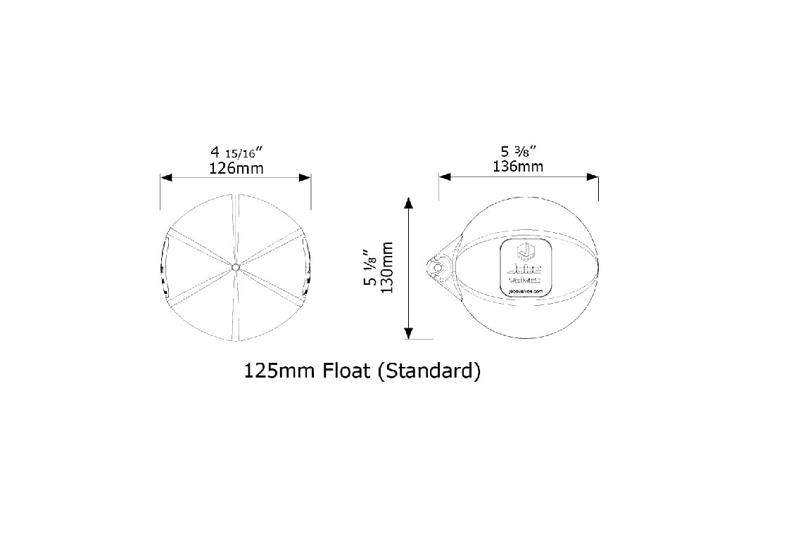 Jobe ROJO Float Dimensions J-RJV0075.