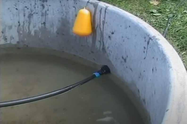 Jobe Valves Connect install in Tank to access water supply. 