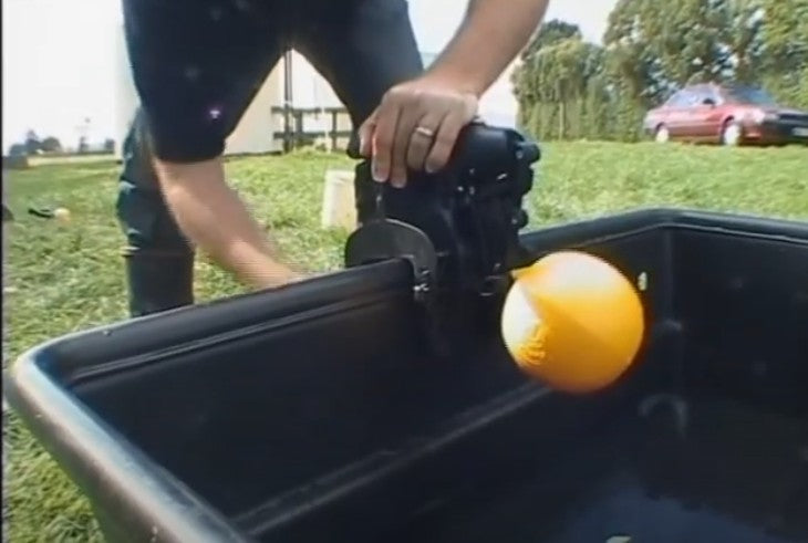 Protect-a-Mount Mounted to rubber tank