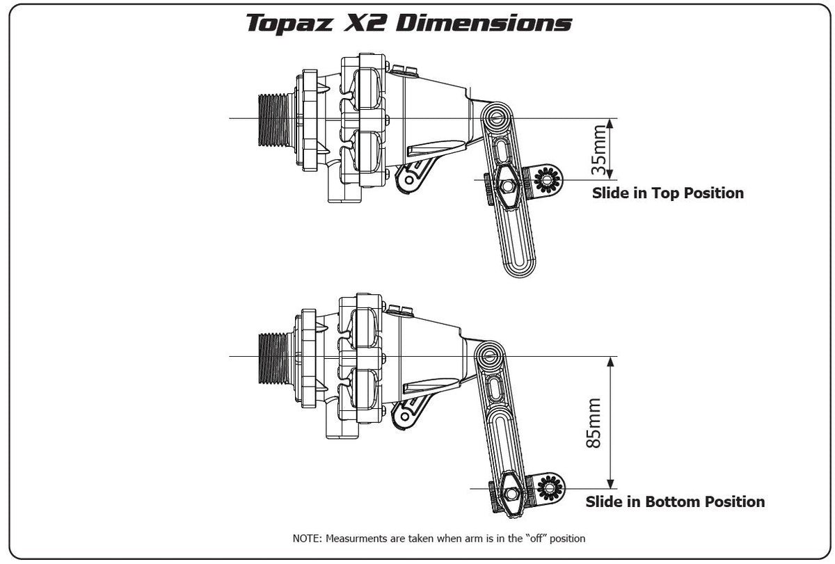 Jobe Topaz Extension Arm Version 2 TPP1AX2