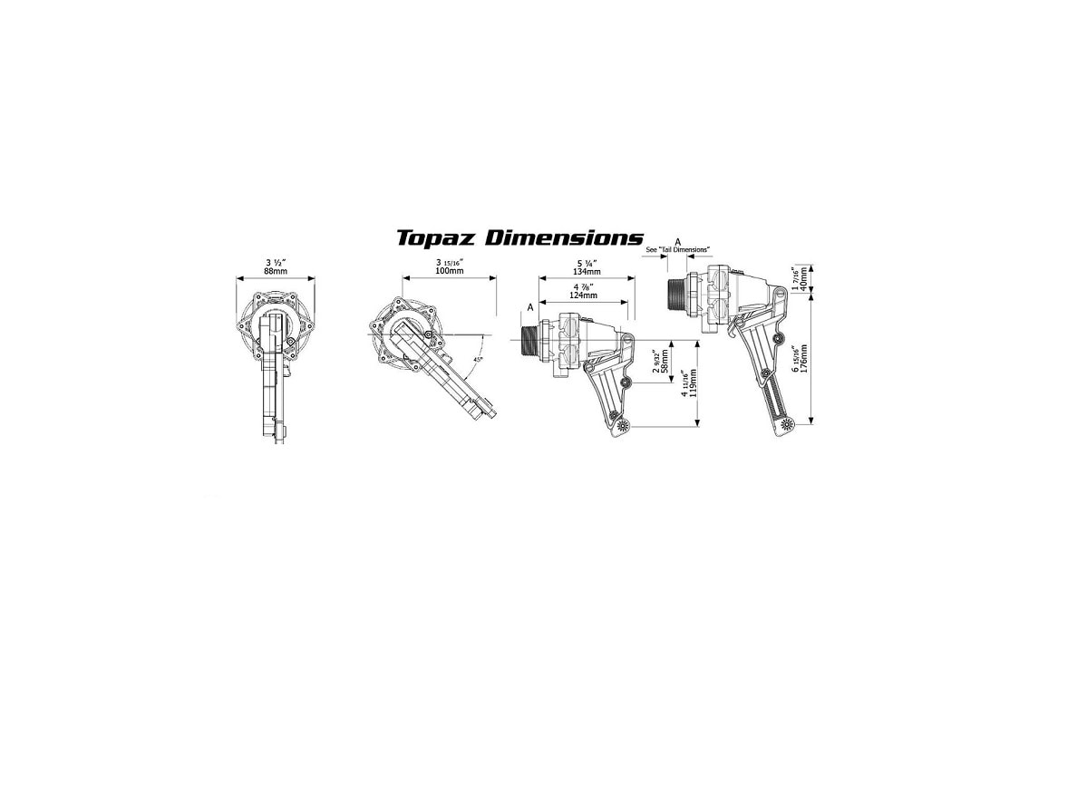 Topaz Compact Dimensions J-TPVC0075DLT