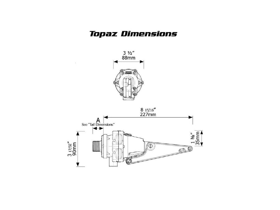 Topaz Partfill Valve Dimensions J-TPVP0100DLT