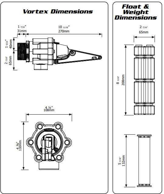 Jobe Valves Vortex Differential Float Valve