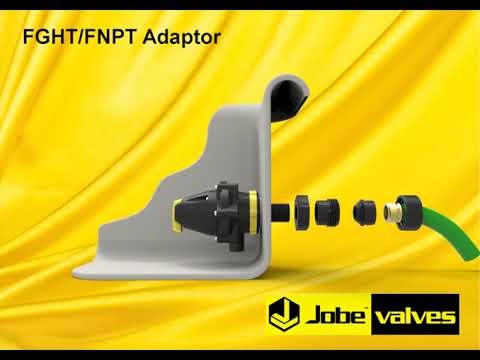 Valve to Garden Hose Adaptor Overview.